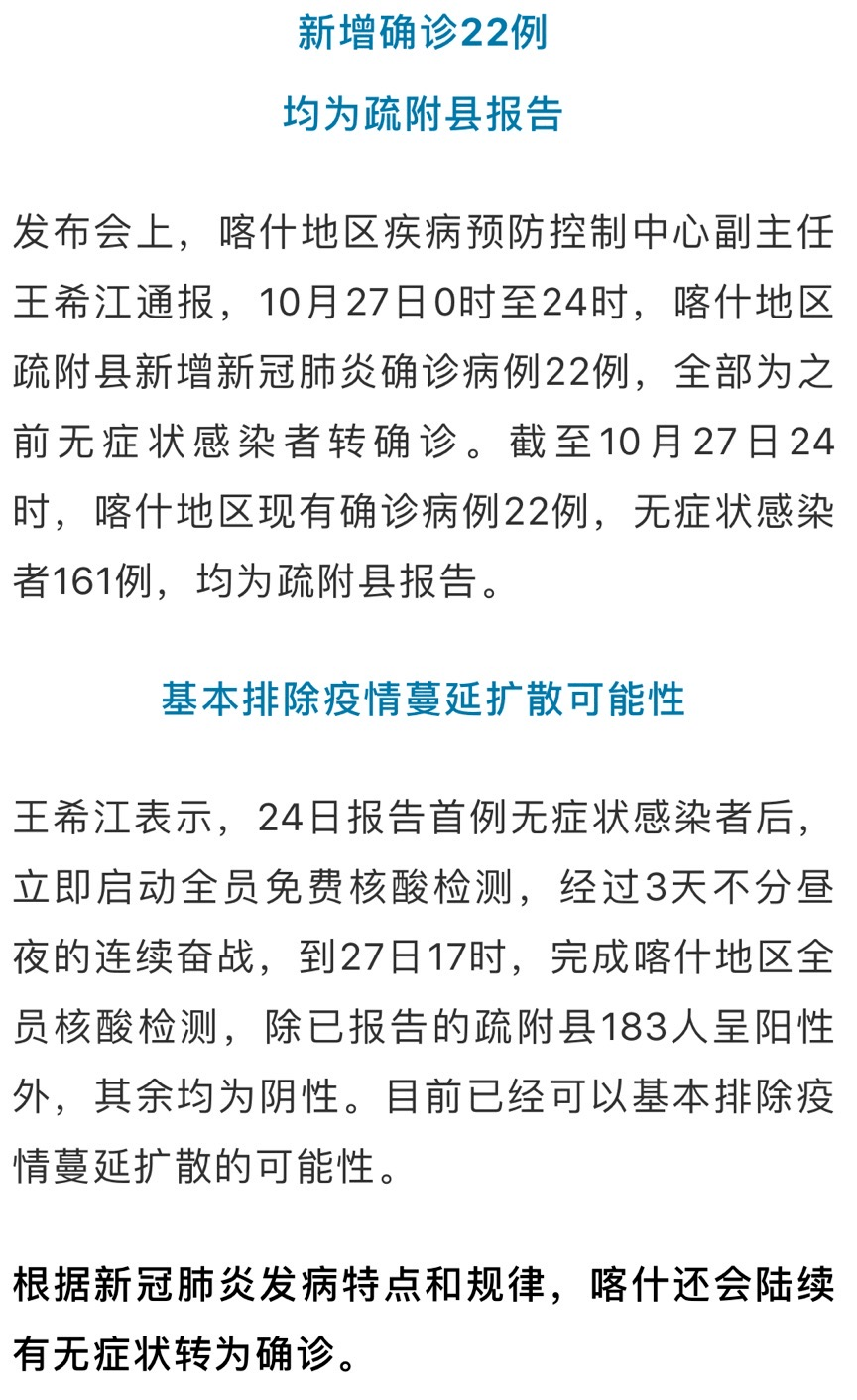 喀什最新疫情信息概况及应对措施